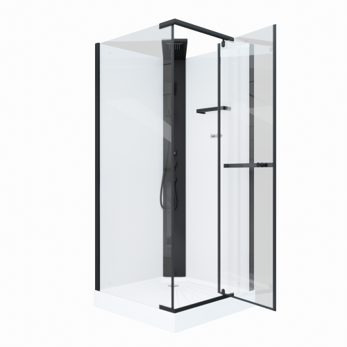 Душевая кабина Cerutti SPA MiMi90B 90х90 квадратная без крыши - фото 2