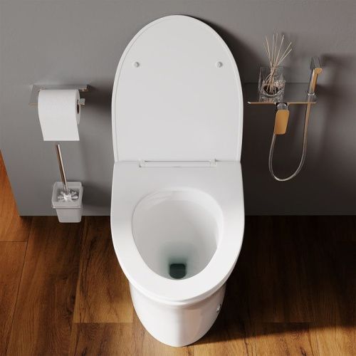 Импульсный унитаз IDDIS Pulse PULIDSEi26 белый с сиденьем микролифт  импульсный смыв - фото 4