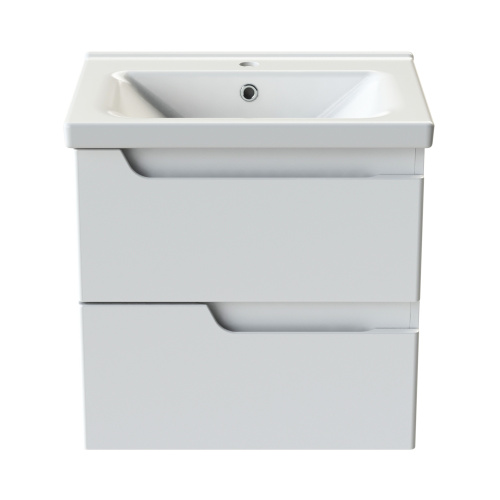 Тумба с раковиной Orange TOPLINE-Milano TP-M65-02+RA 65х46х61 цвет белый - фото 2