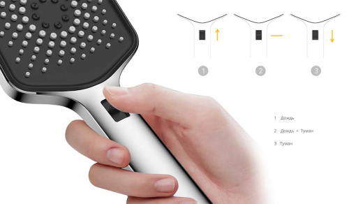 Душевой гарнитур Vincea Inspire VSHN-3I4HCH настенный хром - фото 3