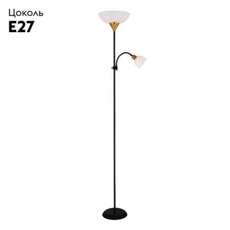 Торшер Arte Lamp Duetto (Дуетто) A9569PN-2BK