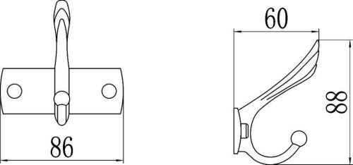 Крючок Savol S-00111C - фото 2