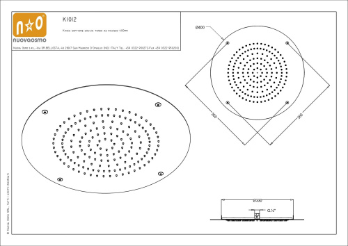 Душевая головка Graffio Kings KI012/CR цвет хром - фото 2