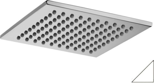 Верхний душ Paffoni Syncro ZSOF075BO белый