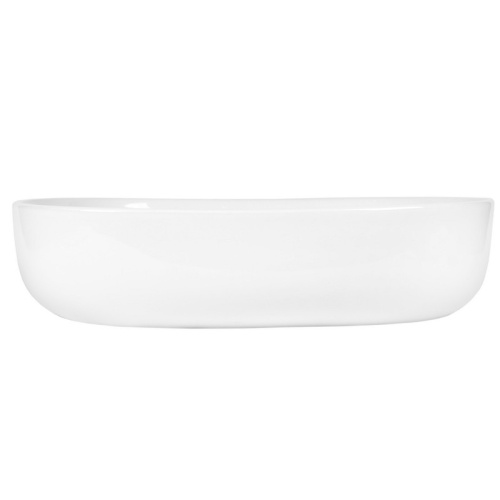 Раковина из сантехнического фарфора Bond Oval S59-600 60х40 накладная цвет белый глянцевый - фото 3