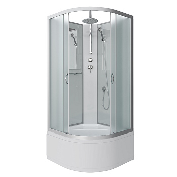 Душевая кабина Niagara Classic 23071424BKT 80х80 четверть круга без крыши ориентация универсальная