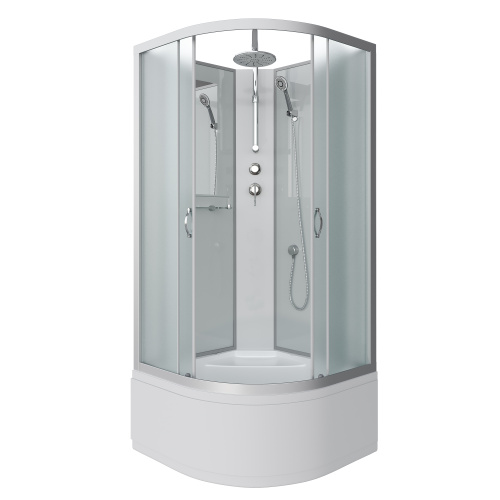 Душевая кабина Niagara Classic 23071424BKT 80х80 четверть круга без крыши ориентация универсальная