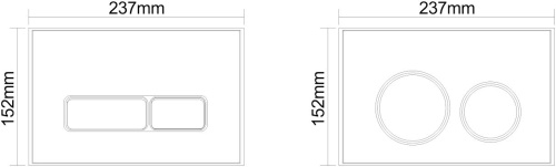 Клавиша смыва механическая Logan AQ AQ-01CR цвет хром - фото 5