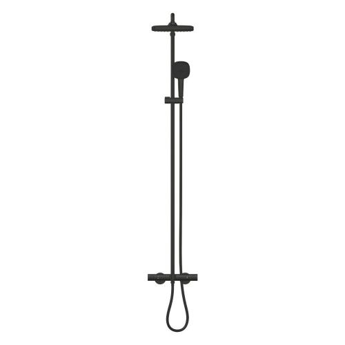 Душевая стойка Grohe Tempesta 266912431 настенная цвет черный с термостатом - фото 3