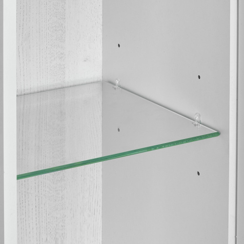 Шкаф Aquaton Сакура 1A220803SKW8R 33х33х99 подвесной цвет светлое дерево - фото 3