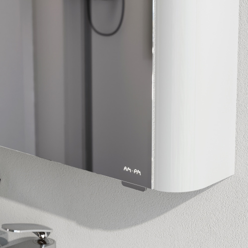 Зеркало-шкаф Am.Pm Sensation M30MCR0801WG 80х15х70 подвесной цвет белый - фото 5