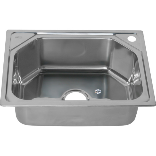 Кухонная мойка Melana 041 t (*10) 60х45 цвет хром поверхность глянцевая - фото 4