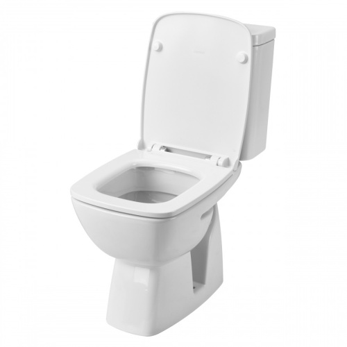 Унитаз-компакт напольный с бачком Santek Нео лайт 1WH302471 белый с сиденьем микролифт каскадный смыв - фото 2