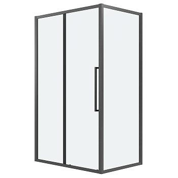 Душевой уголок Grossman Cosmo 120.K33.02.1070.42.00 100х70 стекло прозрачное профиль графит матовый без поддона