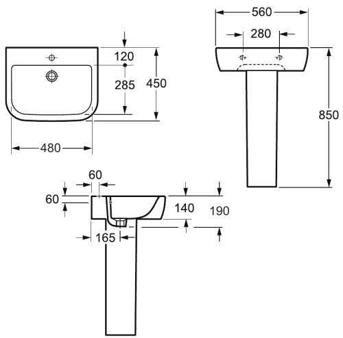Пьедестал для раковины Allen Brau Infinity 4.21008.20 - фото 3