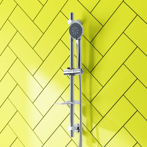 Душевой гарнитур Dorff Norma D0101000 настенный хром/серый