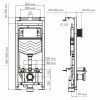 Инсталляция для унитаза WasserKRAFT Alme 15TLT.010.ME.CH02