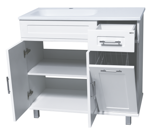 Тумба под раковину Misty Купер П-Куп01090-012БкЛ 90х44х73 напольная - фото 2