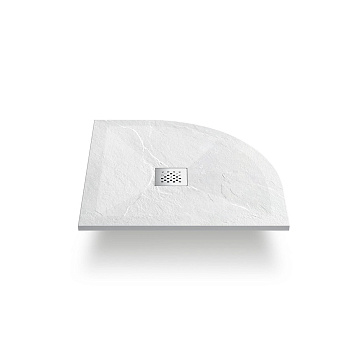 Душевой поддон Vincea H25 VST-4SQ9090W 90х90 искусственный камень белый матовый