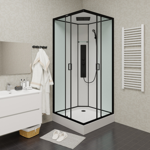 Душевая кабина Parly AMI AMI Quadro 90х90 квадратная с крышей ориентация универсальная - фото 4