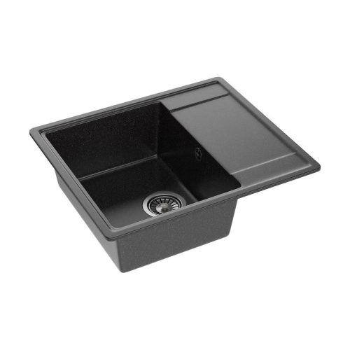 Кухонная мойка Maretti Kitchen 575 KT575-BL 58х50 цвет черный поверхность матовая - фото 4