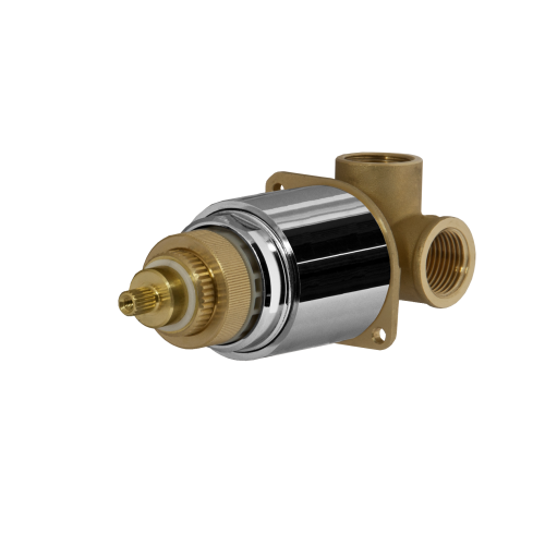 Смеситель для душа Remer Q-Elegance QT30 настенный хром с термостатом - фото 4