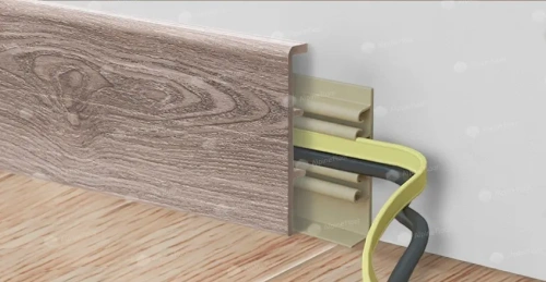 Напольный плинтус Alpine Floor Rico Concept RC 80207 Дуб имбирь толщина 2 см 2200х80 - фото 2