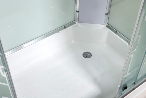 Душевая кабина AvaCan EM3012RLED+GM 120х90 асимметричная с крышей ориентация правая - фото 5