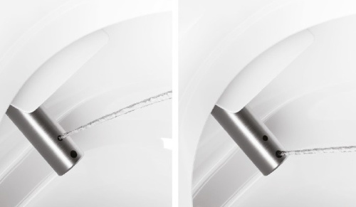 Унитаз-биде электронный подвесной GSI Wclean 7418K08 бежевый матовый с сиденьем микролифт безободковый смыв торнадо - фото 2