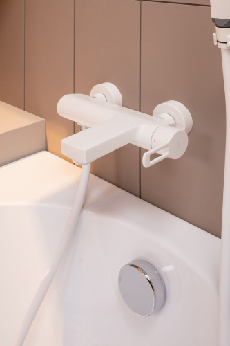 Душевой гарнитур Paffoni Premium ZDUP115BO настенный белый - фото 2