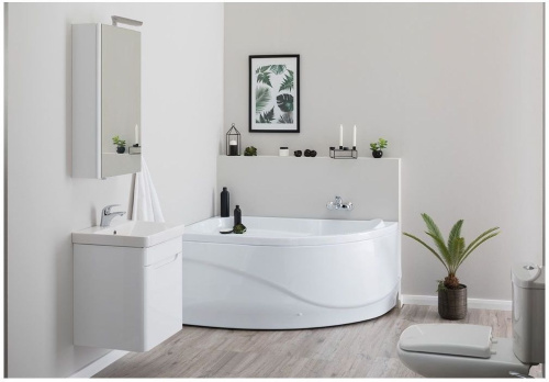 Тумба с раковиной Aquanet София 00212585 50х46х57 напольная/подвесная цвет белый - фото 5