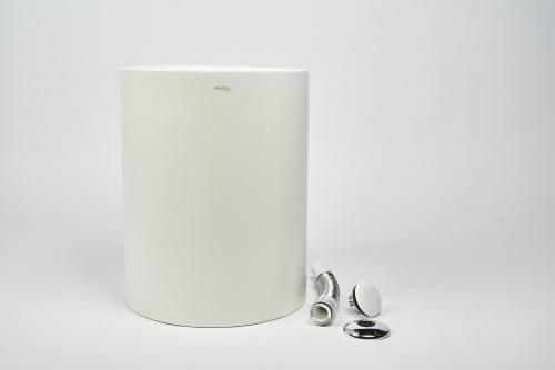 Раковина из сантехнического фарфора Galassia Core 7305MT 37х37 напольная цвет белый матовый - фото 4