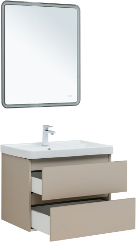 Тумба под раковину Aquanet Вега 2.0 00337942 69х46х50 подвесная цвет бежевый - фото 4