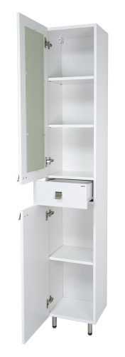 Шкаф-пенал Misty Урал Э-Ура0503501-01Л 35х30х190 напольный - фото 2