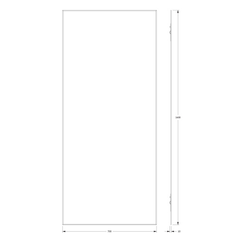 Зеркало в ванную Evoform Standard BY 0257 70х160 цвет хром - фото 2