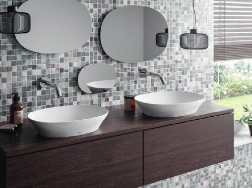 Раковина из санфаянса Toto L4706E#XW 60х42 полувстраиваемая цвет белый без отверстий под смеситель - фото 2