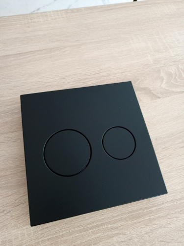 Клавиша смыва механическая KK POL UNI 350/PPC/072-00-00 цвет черный матовый - фото 2