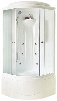 Душевая кабина Royal Bath ВК RB90BK2-M 90х90 четверть круга с крышей ориентация универсальная
