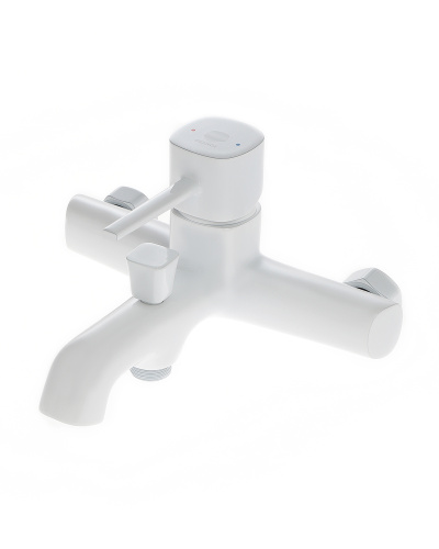 Душевая стойка Orange Karl M05-933w настенная цвет белый - фото 3