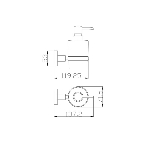 Дозатор RavSlezak Colorado COA0303ZRK - фото 2