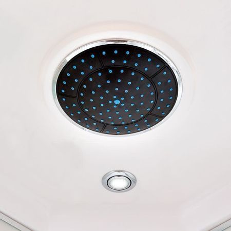 Душевая кабина AvaCan EM1590GM+EL 90х90 четверть круга с крышей ориентация универсальная