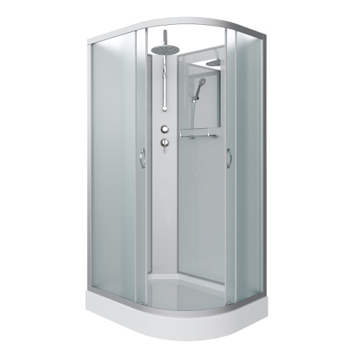 Душевая кабина Niagara Classic 33121423LBKT 120х80 асимметричная без крыши ориентация левая