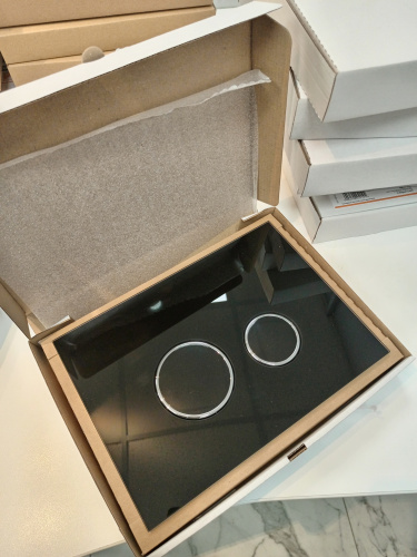 Клавиша смыва механическая KK POL Vitrum Grande V1 Orbis SPP/163/0/K цвет хром глянцевый - фото 2