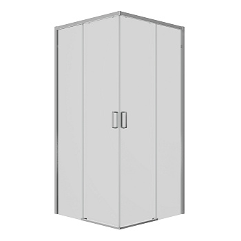 Душевой уголок Ambassador Queen 11011105 100х100 стекло прозрачное профиль хром глянцевый без поддона