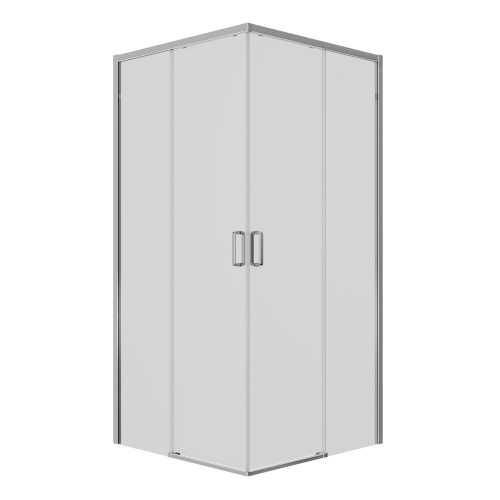 Душевой уголок Ambassador Queen 11011105 100х100 стекло прозрачное профиль хром глянцевый без поддона