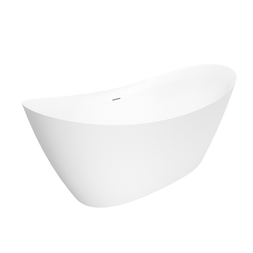 Ванна акриловая Wellsee Carefree Dove 232901000 168х73 отдельностоящая нестандартная с ножками - фото 2