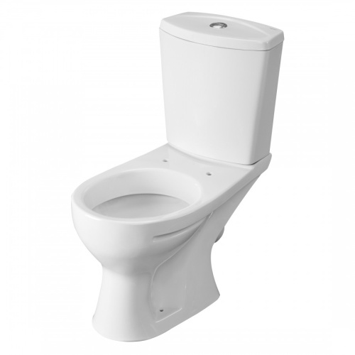 Унитаз-компакт напольный с бачком Santeri Ультра 1P4013S0000BF белый с сиденьем каскадный смыв - фото 3
