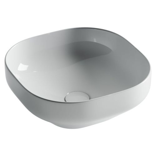 Раковина из сантехнического фарфора Ceramica Nova ELEMENT CN5032 40х40 накладная цвет белый без отверстий под смеситель - фото 3