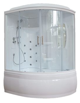 Душевой бокс Royal Bath ALP RB140ALP-T-L 140х95 стекло прозрачное