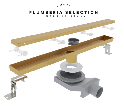 Душевой лоток Plumberia Selection PSL LINEAR PSL90OB напольный - фото 4